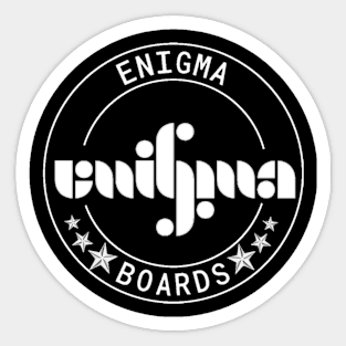 Enigma Boards Skateboard Company Sticker